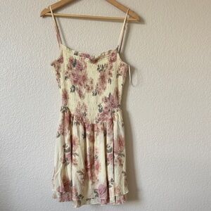 Garage Women’s Medium Floral Spaghetti Strap Romper Dress